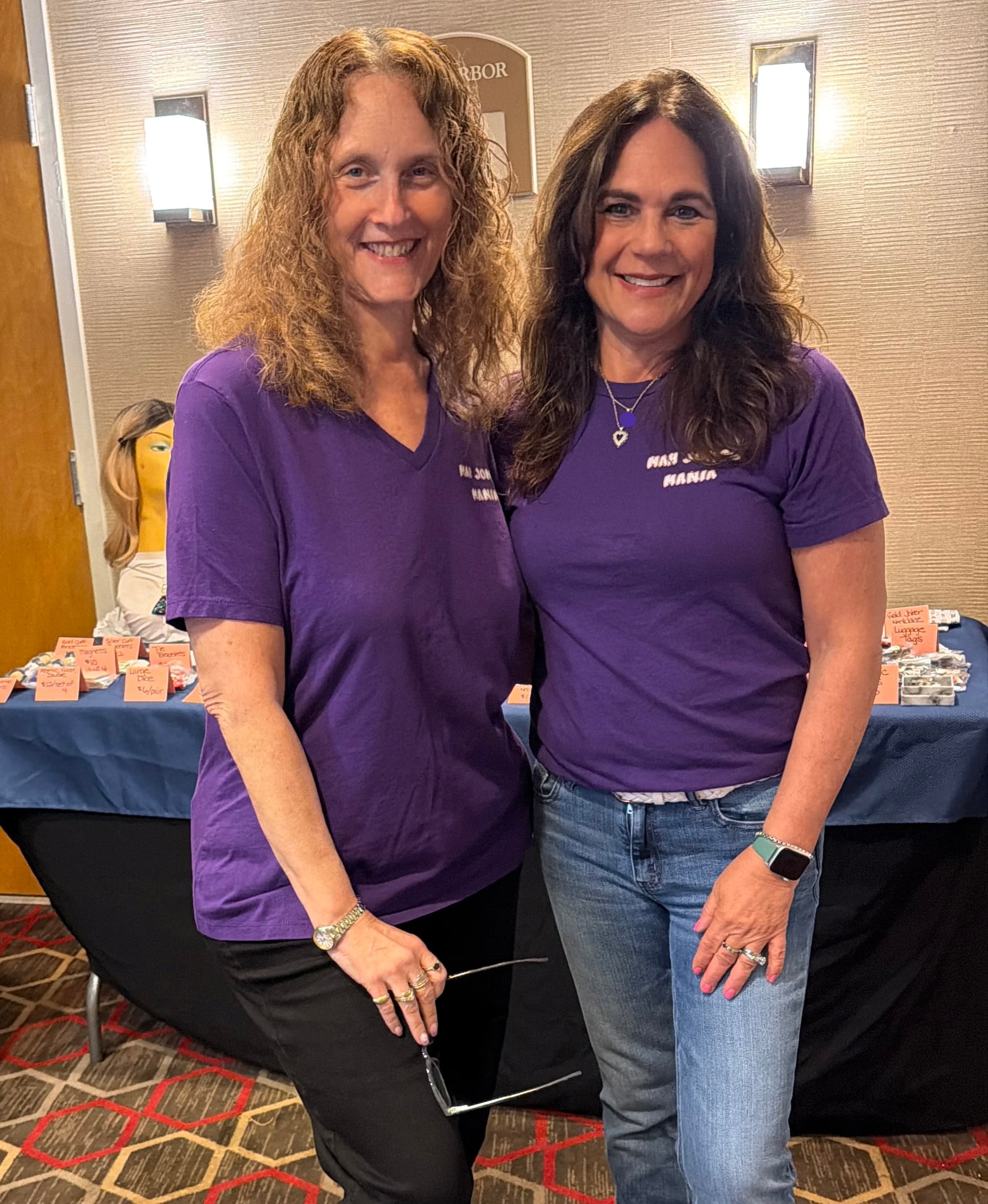 Michele and Lori today — Now