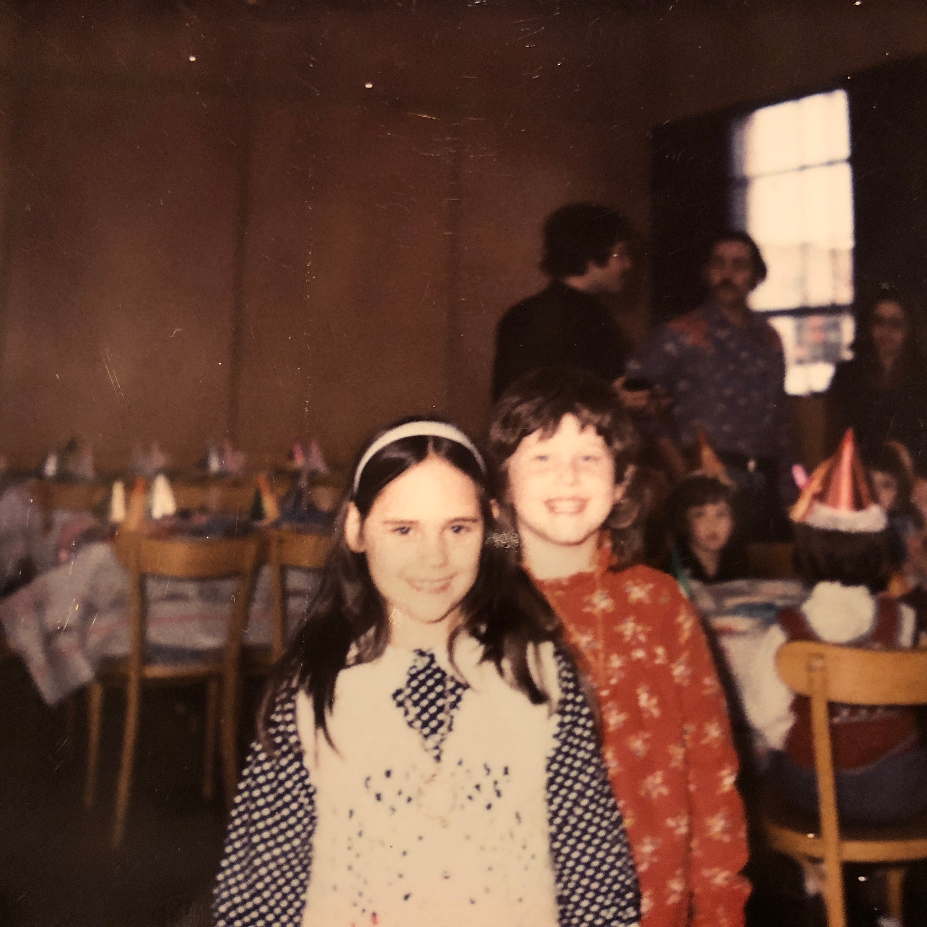 Michele and Lori as children — Then