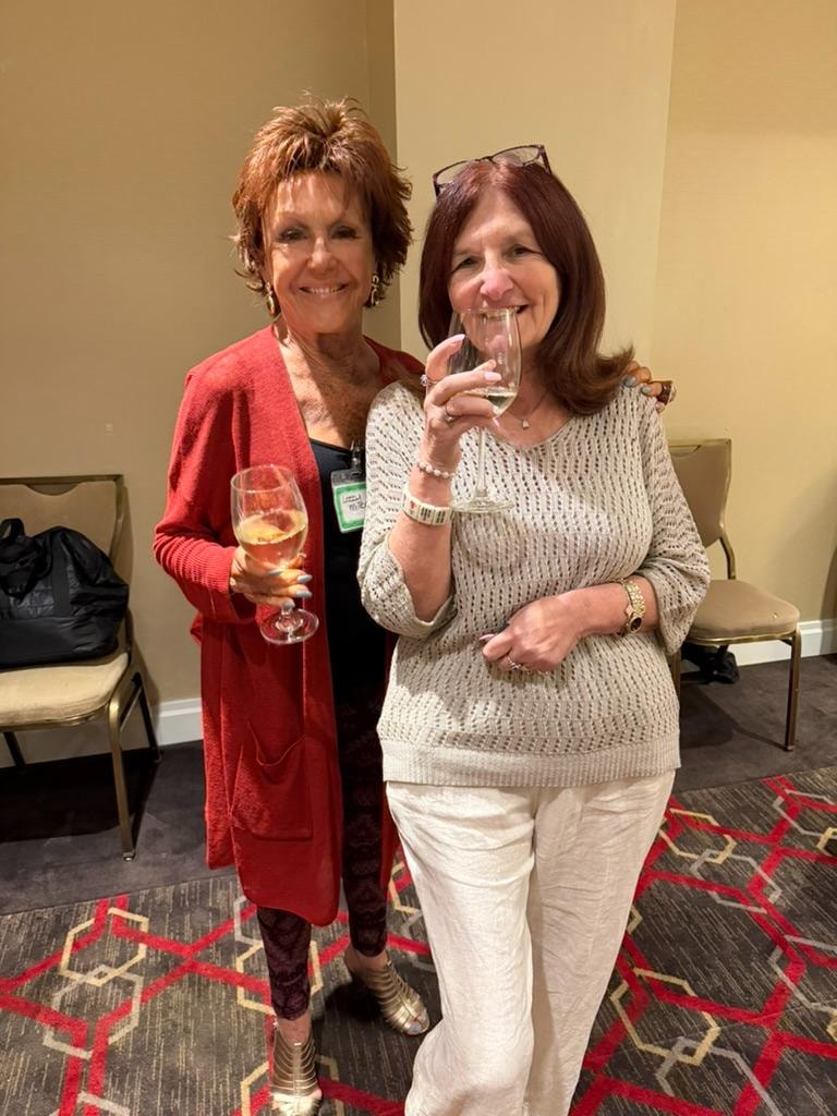Wine, cheese, and wonderful company at our Stay & Play weekend!