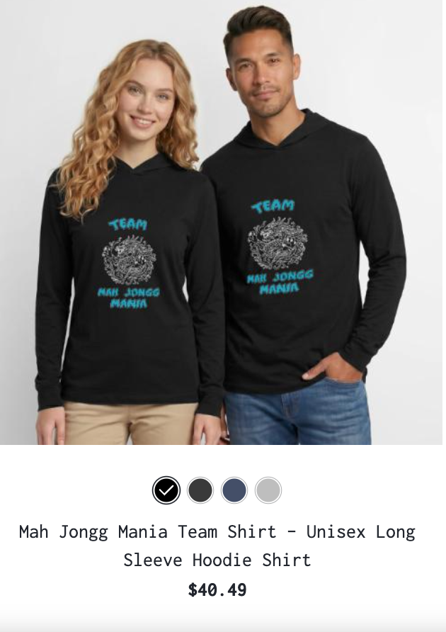 Mah Jongg Mania Team hoodie